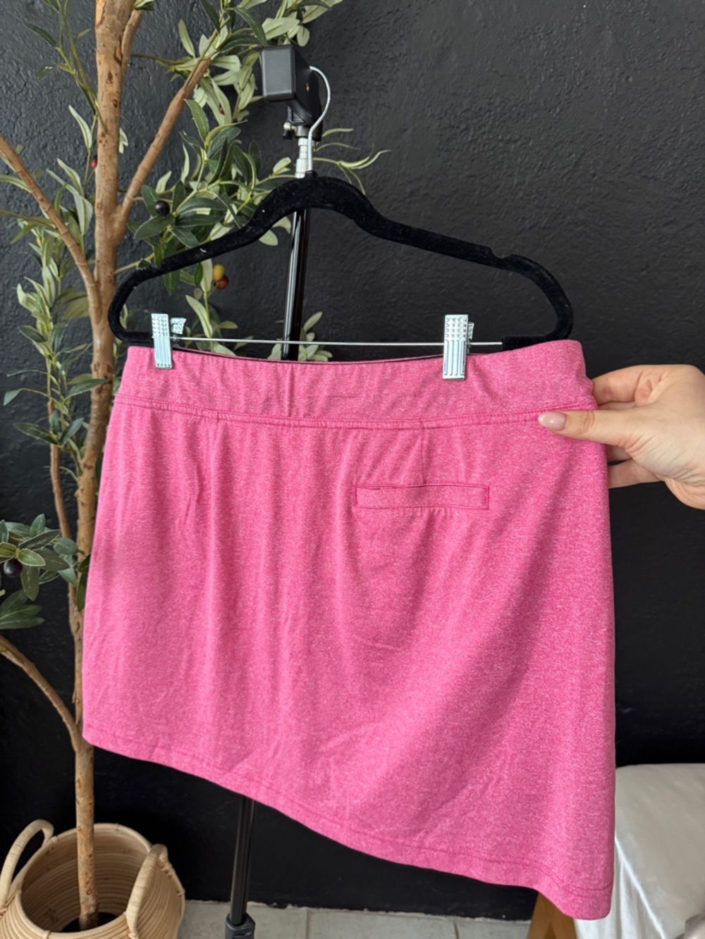 Callaway Pink Stretch Knit Mini Skort